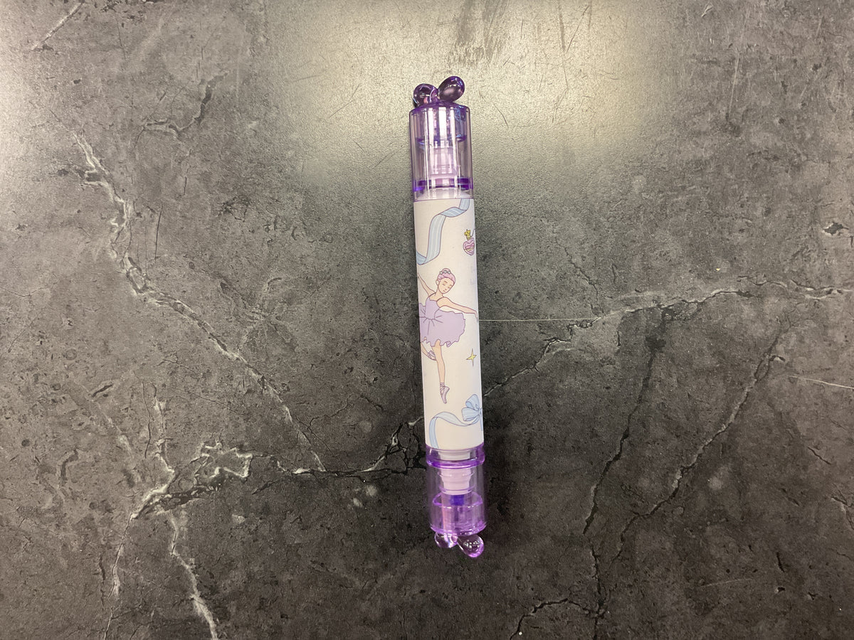 Ballet Girl Double-Ended Highlighter (Purple)