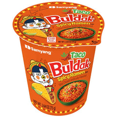 Samyang 311268 Artificial Spicy Chicken Flavor Ramen Taco Cup 80g