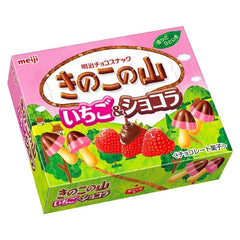 Meiji Kinoko No Yama Strawberry & Chocolate