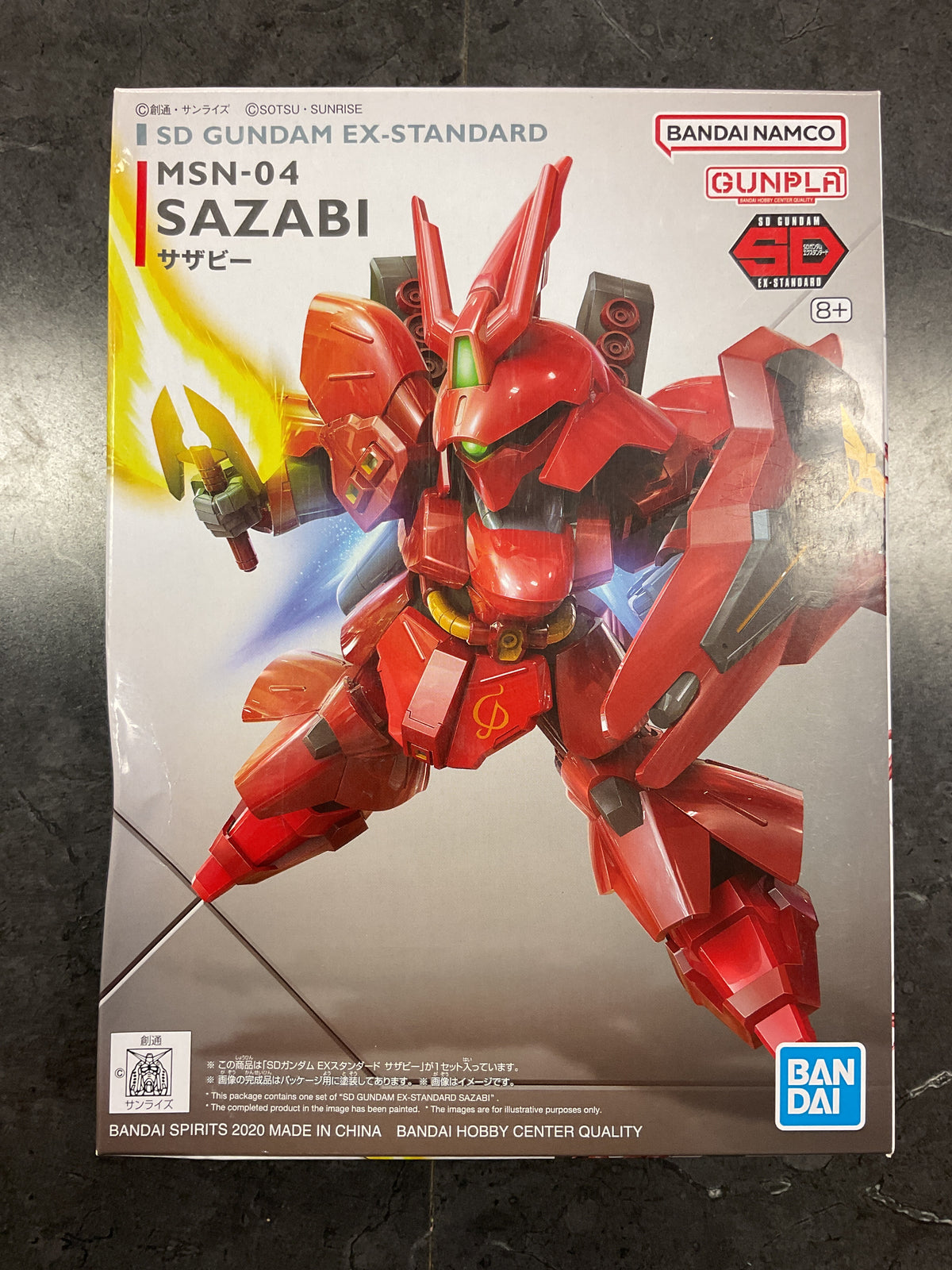 BANDAI SD Gundam EX-Standard MSN-04 Sazabi Char's Counterattack Plastic Kit