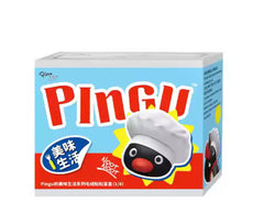 Pingu'S Delicious Life Series Plush Sticker Blind Box