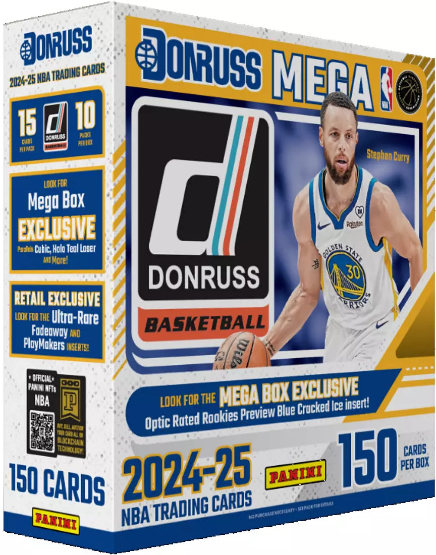2024-25 Donruss Basketball Mega Box with 150 Cards