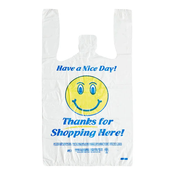 MS-1/8 SMILEY FACE CLEAR BAG