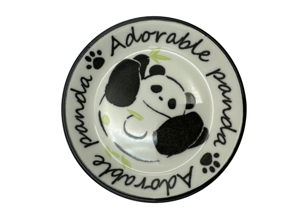 Look-back panda mini plate