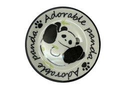 Look-back panda mini plate
