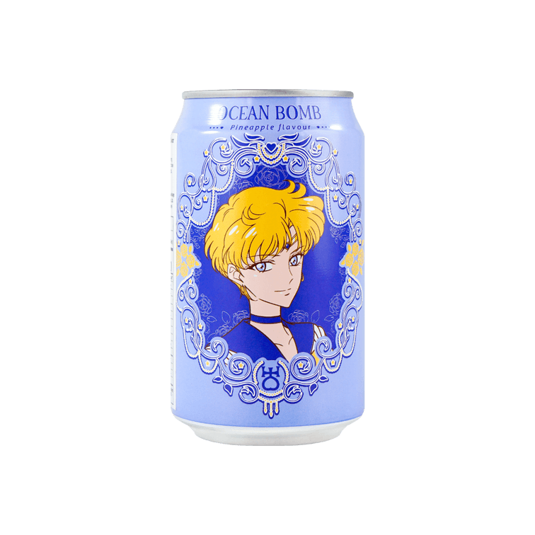 OCEAN BOMB Sailor Moon Sparkling Water - Pineapple Flavor, 11.15fl oz