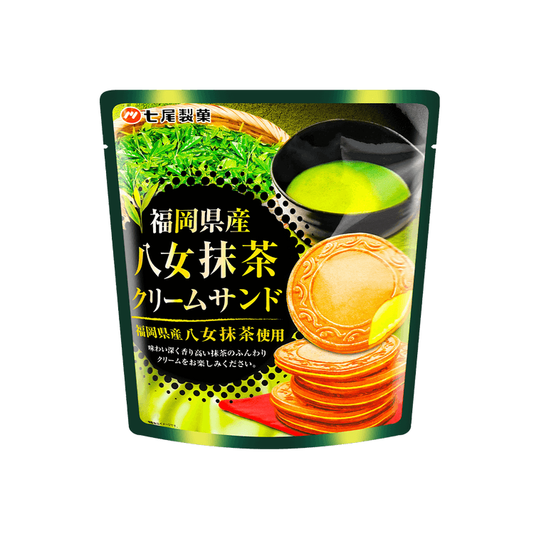 Nanao Matcha Cream French Crepe Cookie Sandwich