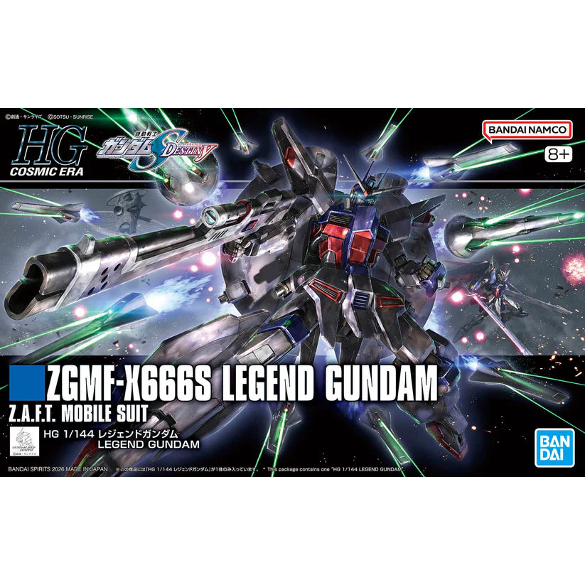 Bandai HG 1/144 ZGMF-X666S Legend Gundam Model Kit