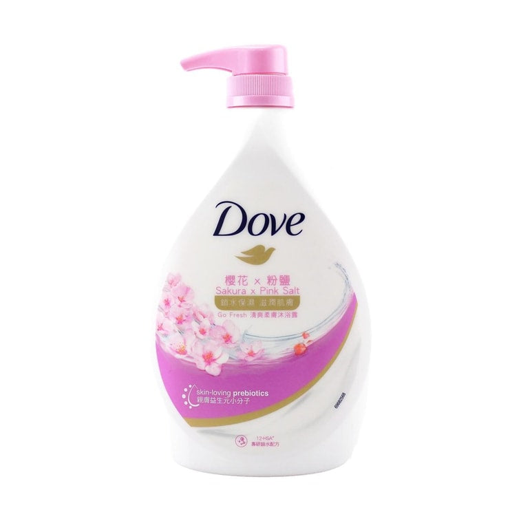 Sakura & Pink Salt Hydrating Body Wash, 30.43 fl. oz. - Moisture-Locking ||
Gentle Nourishing Cleanse