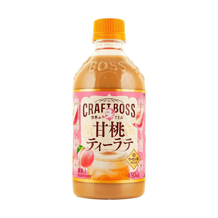 SUNTORY CRAFT BOSS Sweet Peach Tea Latte 450ml