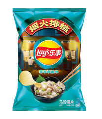 Lay’s Potato Chips (Imitation mustard octopus flavor)