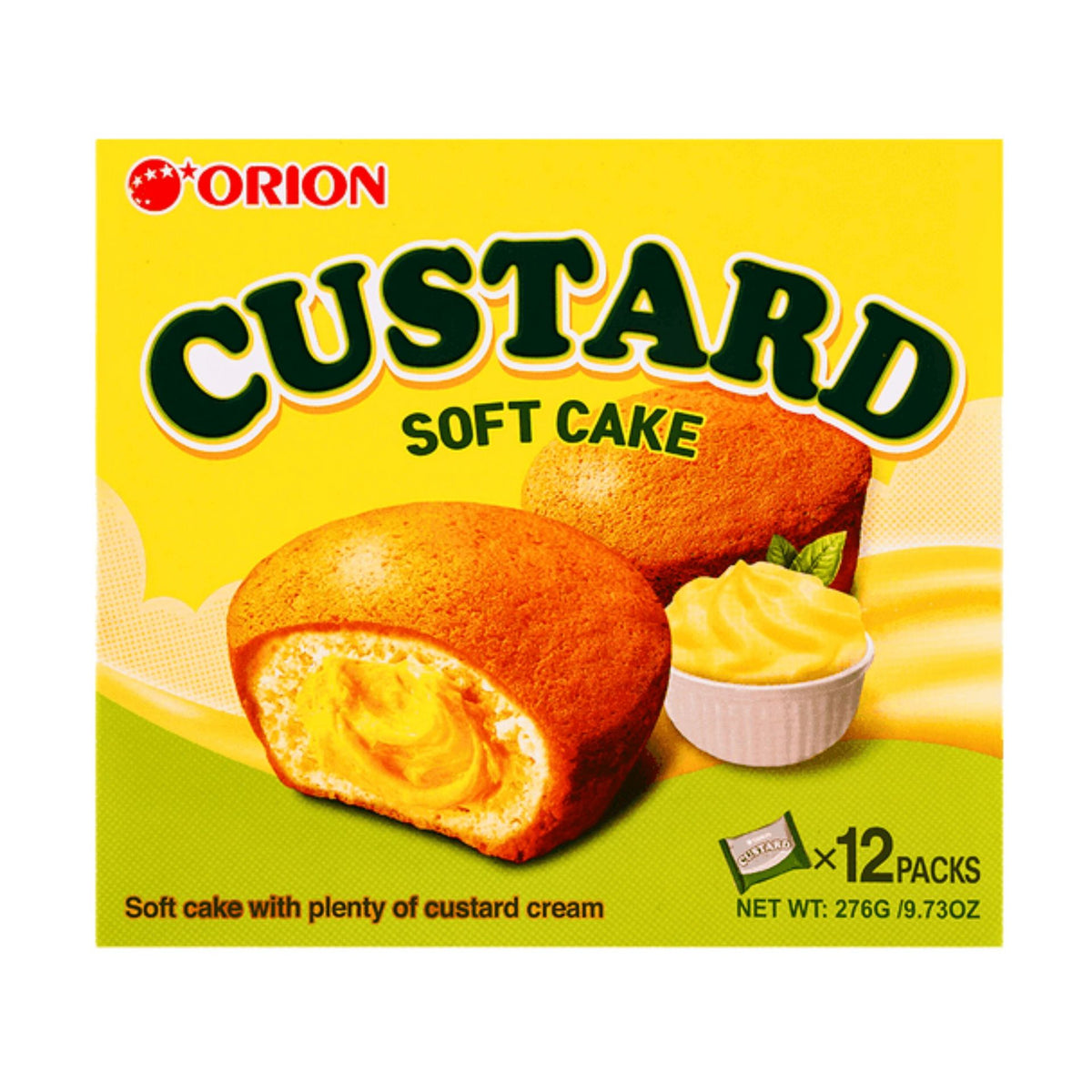 Orion Custard Soft Cake 12pc