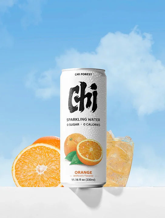 Chi Forest Sparking Water Orange Flavor (330ml)