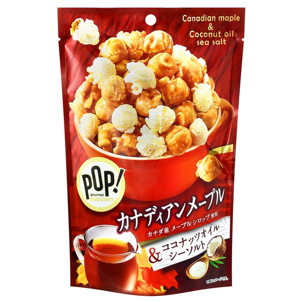 MD HAPPY POPCORN CANADIAN MAPLE & SEA SALT (S) 45g