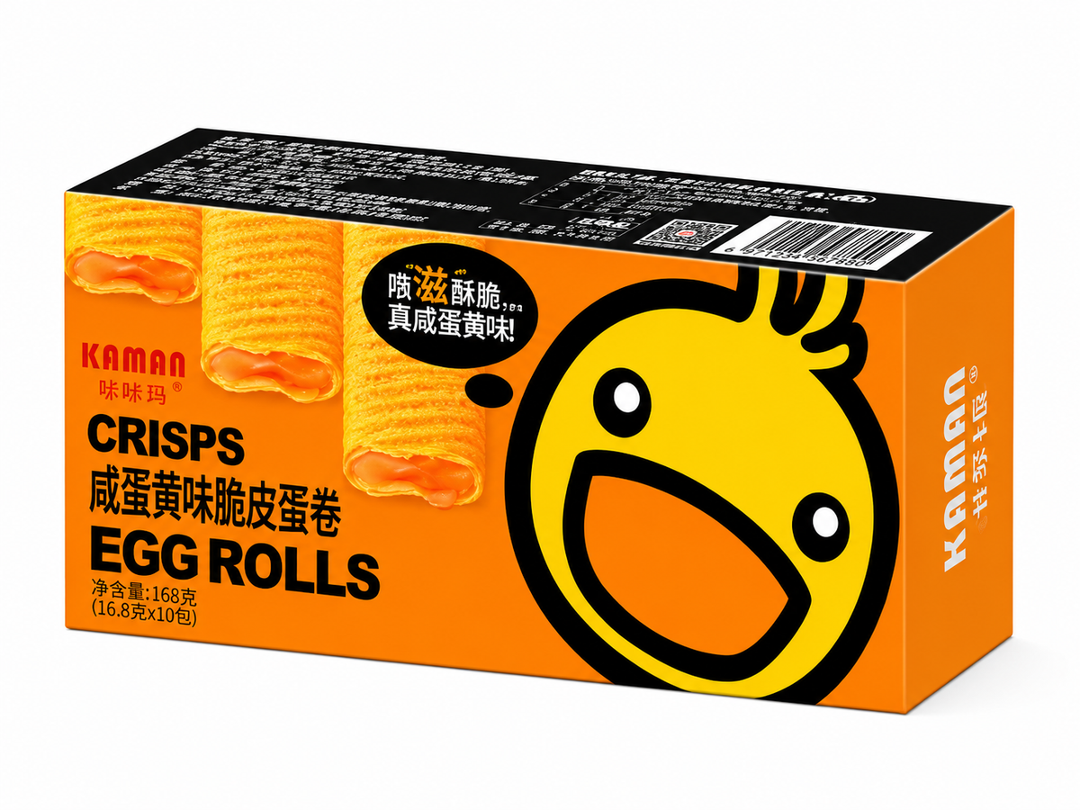 KAMEN CRISPS EGG ROLL SALTY EGG YOLK FLAVOR 100g