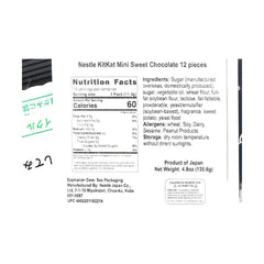 NESTLE KITKAT BLACK MINI BISCUIT 5.1 oz