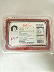 Seasoned Flying Fish Roe(Sushi Caviar) Red Tobiko 1.1 LBS