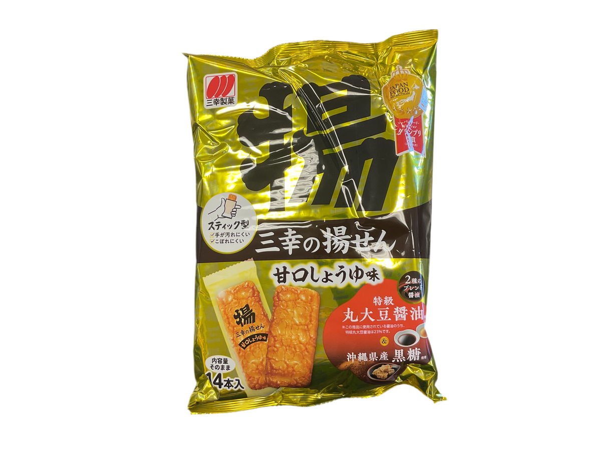 Sanko agesen amakuchi shoyu rice cracker