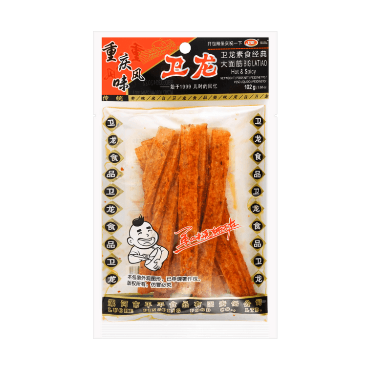 WEILONG Spicy Wheat Flour Strip Chili Snack