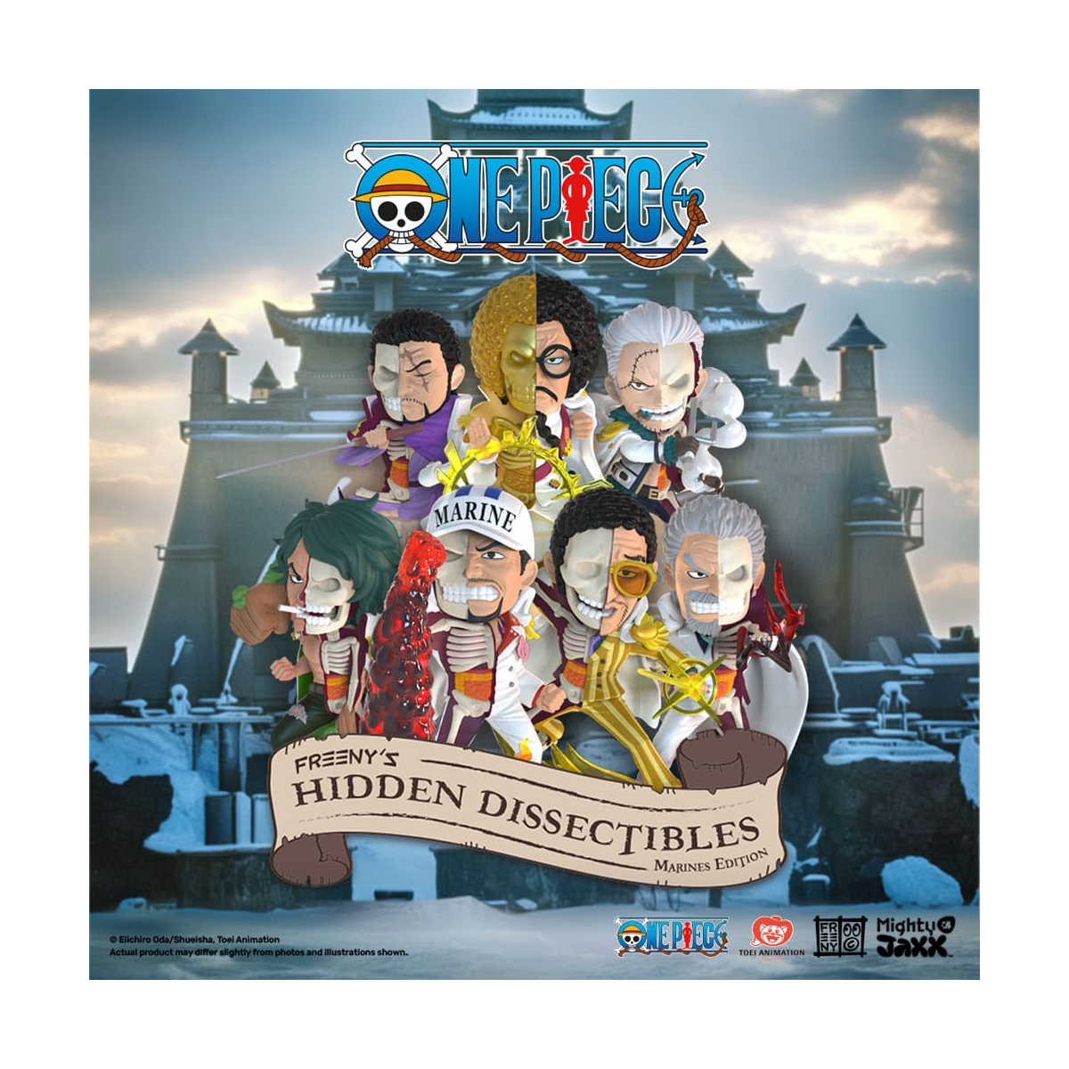ONE PIECE - FREENY'S HIDDEN DISSECTABLE MARINES EDITION 4 INCH VINYL FIGURE BLIND BOX