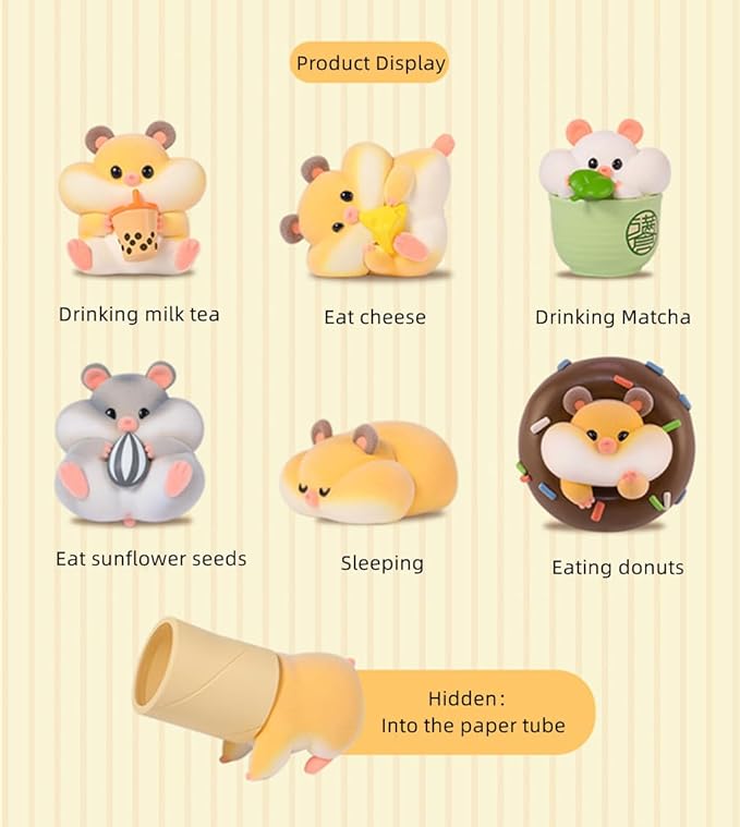 Rich Hamster Daily Life Cute Blind Box
