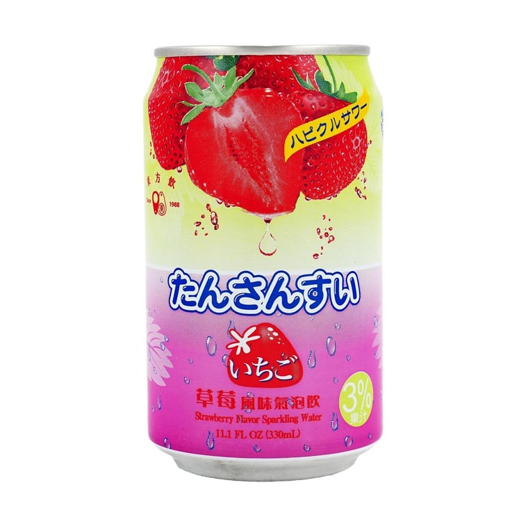 Strawberry Flavor Sparkling Water 11.15 fl oz