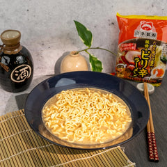 SALE!! YAMAMOTO SEIFUN TANUKI OYAJI SPICY RAMEN 5P (MEAT-FREE)450g