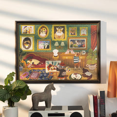Rolife 1000 Piece Jigsaw Puzzle - Doggie Art Gallery PT008