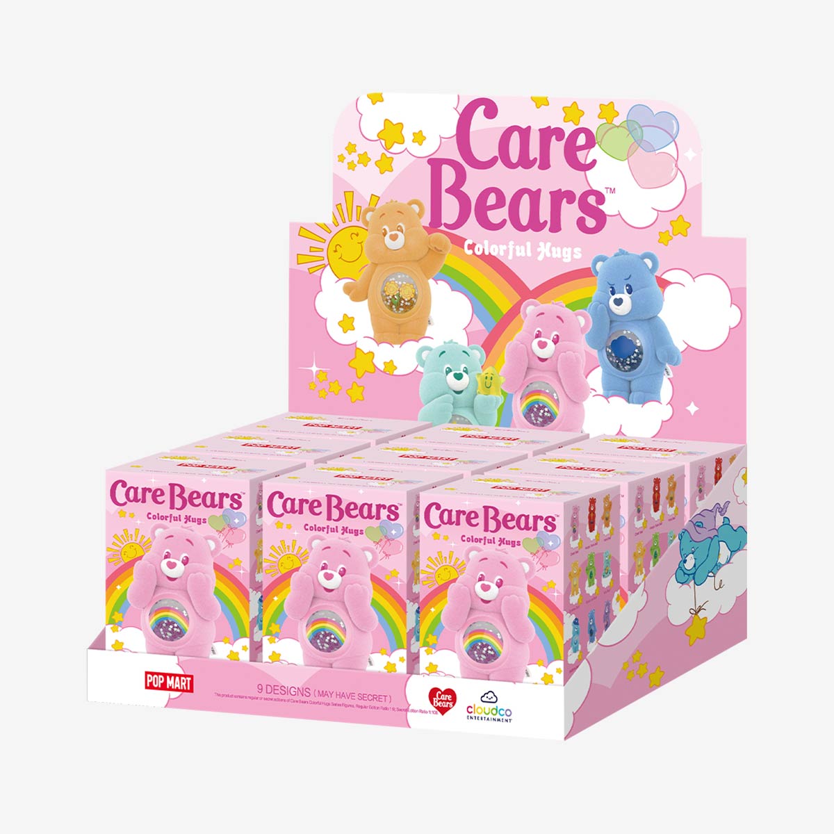 Pop Mart Care Bears Colorful Hugs Series Figures blind box