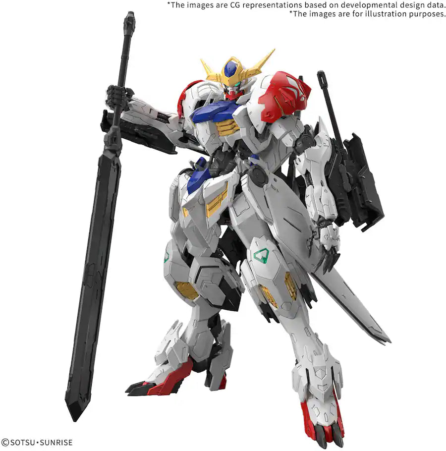 Bandai - Hobby Mobile Suit Gundam Iron-Blooded Orphans MG 1/100 Gundam Barbatos Lupus model kit - COLLECTIBLES - Multicolor