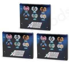 Alien Stage rabbit series pixel heart acrylic refrigerator sticker blind box
