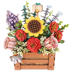 Rolife Rowood Wooden Bloom Box DIY 3D Puzzle