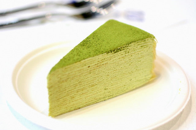 Japanese Vanilla / Green Tea Crepe Cakes (2Pc)