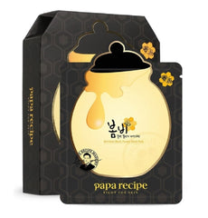 KOREA PAPARECIPE HONEY SHEET PACK BLACK
