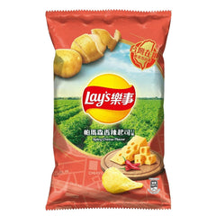LAY'S POTATO CHIPS - SPICY CHEESE FLAVOR