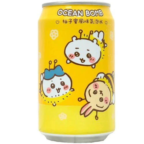 Ocean Bomb Chiikawa Sparkling Water Honey Pomelo