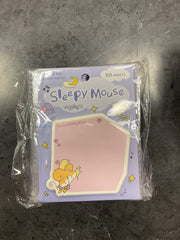 Sleepy mouse (sticky notes)