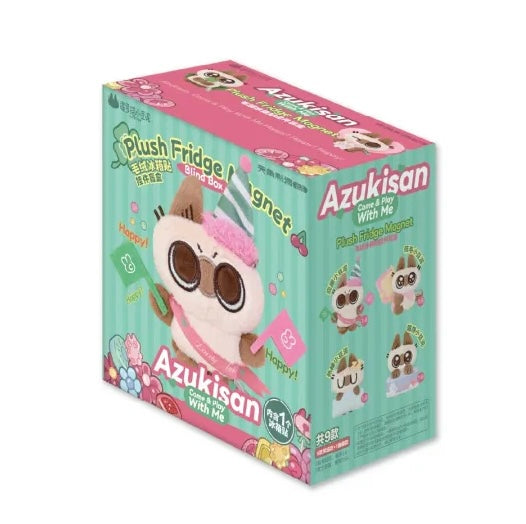 Azukisan Come & Play With Me Plush Fridge Magnet Blind Box