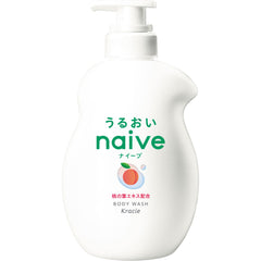 KRACIE NAIVE BODY SOAP PEACH PUMP,530ML