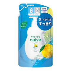 KRACIE NAIVE BODY SOAP REFRESH LEMON
REFILL 380ML