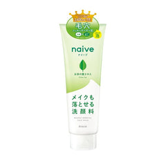 KRACIE NAIVE MAKE UP CLEANSING FOAM
GREEN TEA