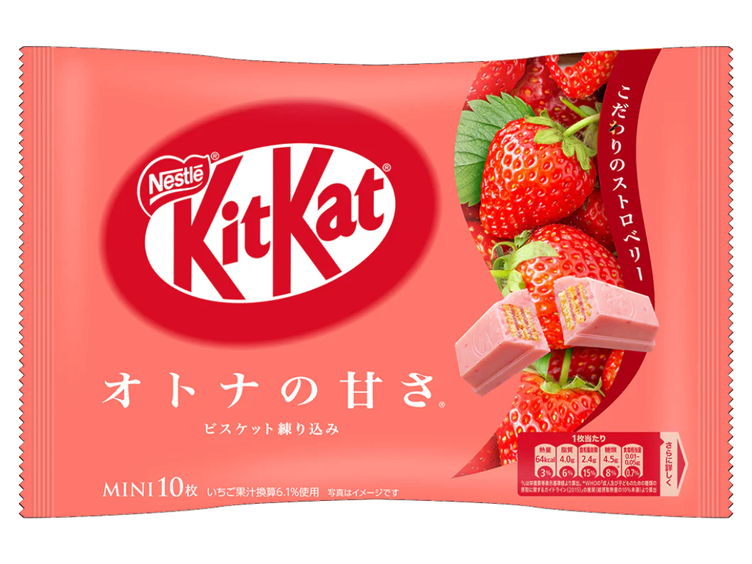NESTLE KITKAT STRAWBERRY CHOCO BISCUIT 140g