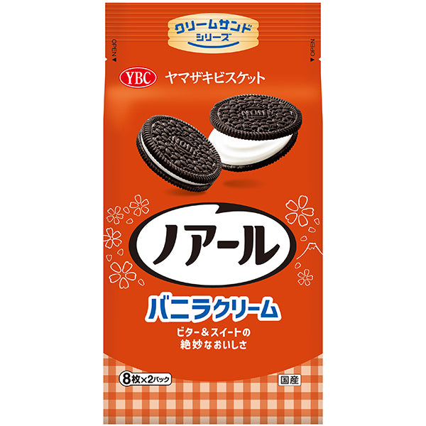 Noir Cream Sandwich Biscuit Vanilla Cream 16P