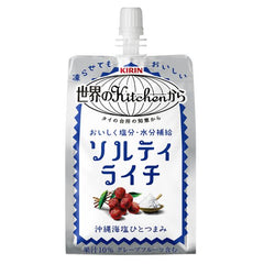 Kirin Salty Litchi Pouch Jelly 10.5oz