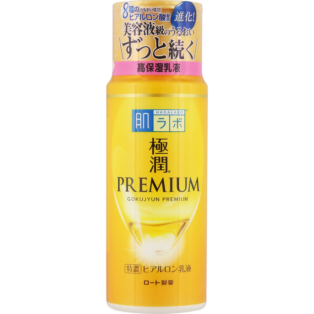 ROHTO HADALABO GOKUJUN
PREMIUMHYALURONIC ACID MILK
