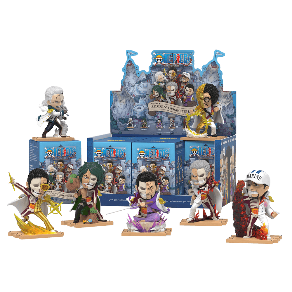 ONE PIECE - FREENY'S HIDDEN DISSECTABLE MARINES EDITION 4 INCH VINYL FIGURE BLIND BOX