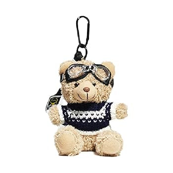 BLACK Lovely Bear Keychain