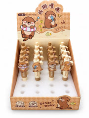 Cute otter retractable gel pen