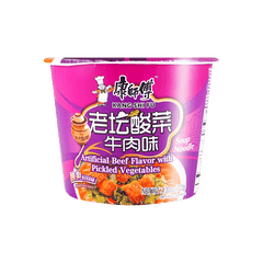 Master Kong Noodle Bowl: Beef with Chinese Pickled Vegetables