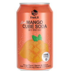 FRUIT.B MANGO CUBE SODA 340ml